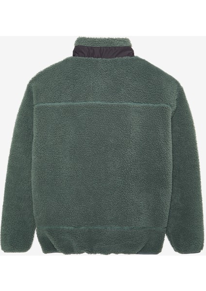 M Outdoor Fleece Full Zip Sherpa Erkek Haki Sweatshirt S242184-801 fiyatları