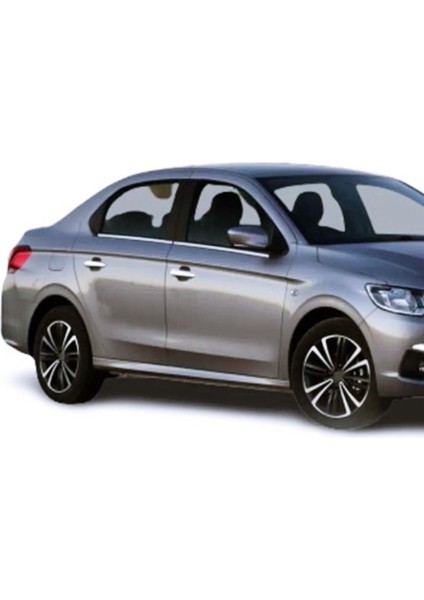 Peugeot 301 Uyumlu Krom Cam Çıtası 4 Parça P.çelik 2012 ve Üzeri modelleri