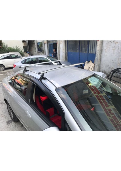 Renault Megane 1 (1995-2003) 3 Aparatlı Oluksuz Tip Port Bagaj Tavan Çıtası Ara Atkı Barı Çıta