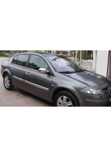 Renault Megane 2 Krom Cam Çıtası 4 Parça Sedan 2002-2010