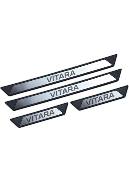 Suzuki Grand Vitara Krom Kapı Eşik Koruması Exclusive 2005-2014 4 Parça
