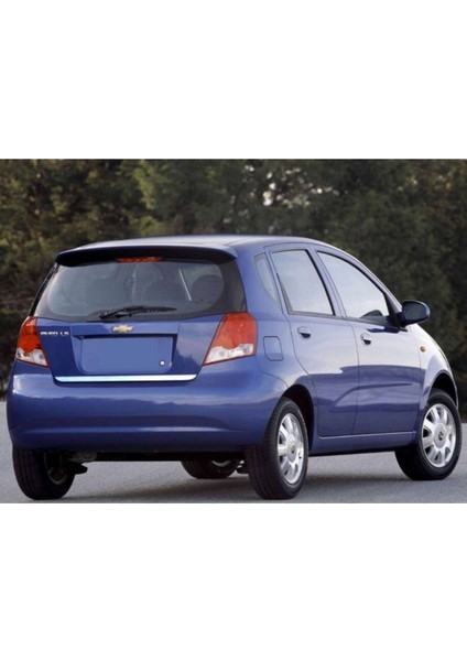 Chevrolet Aveo Hb Krom Bagaj Alt Çıtası Çelik 2005-2011 Arası Pla modelleri