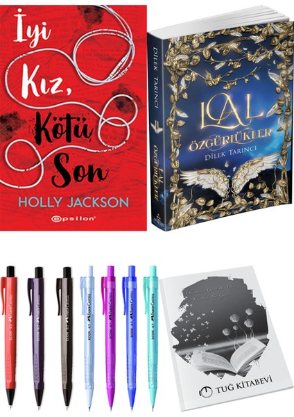 Lal Özgürlükler 2 ve Epsilon Yayınevi İyi Kız Kötü Son Holly Jackson 2'li Set + Hediyeli