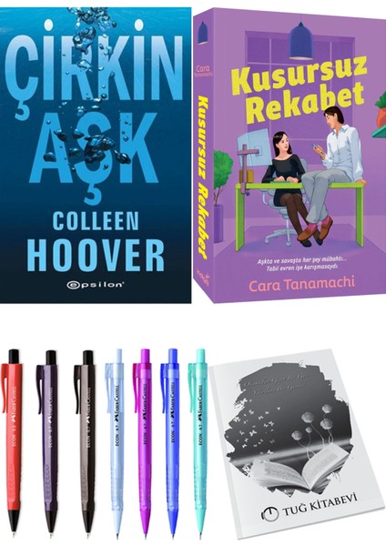 Kusursuz Rekabet ve Epsilon Yayınevi Çirkin Aşk Colleen Hoover 2li Set
