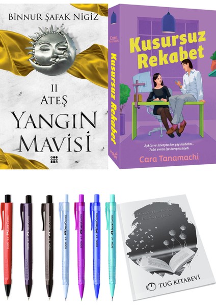 Kusursuz Rekabet ve Dokuz Yayınları Yangın Mavisi 2 Ateş Binnur Şafak Nigiz