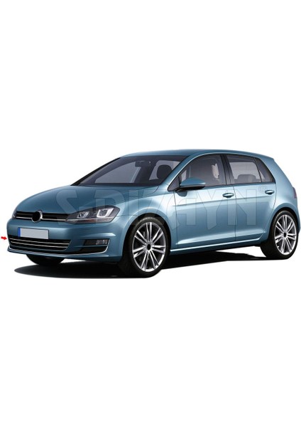 S-Dizayn Vw Golf 7 Krom Ön Tampon Çıtası 2 Prç. 2013-2017 indirimleri