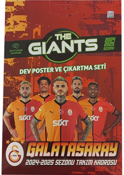 The Giants Galatasaray Dev Poster ve Çıkartma Seti 2024/25