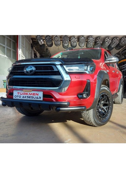 Toyota Hilux 2021 Sonrası Siyah Ön Koruma Glocity Model indirimleri