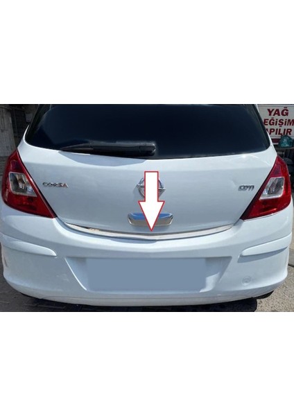 Corsa D Bagaj Alt Çıta Paslanmaz Çelik 2006-2015