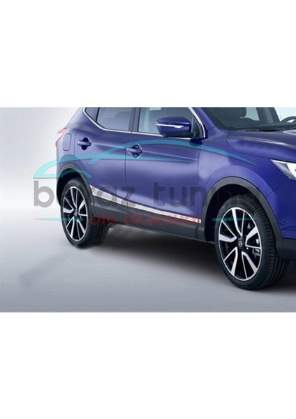 Nissan Qashqai Yan Kapı Çıtası Kromu 2014 Sonrası modelleri