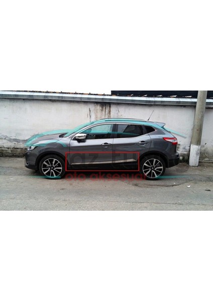Nissan Qashqai Yan Kapı Çıtası Kromu 2014 Sonrası fırsatları
