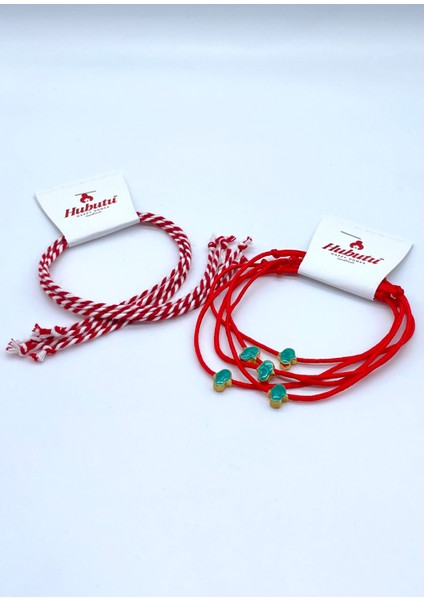 10 Adet (5 Set) Hediyelik Yılbaşı Kartlı Jelatinli Fatma Ana Marteniçka Dilek Bilekliği Seti fiyatları