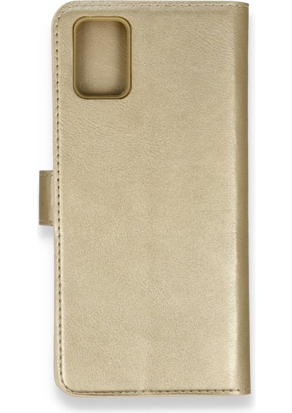 Samsung Galaxy A31 Kılıf Dışı Deri Içi Silikon Kartlıklı Kapaklı Trend S Plus Kapak