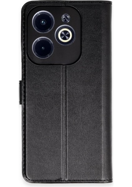 Infinix Hot 40 Kılıf Dışı Deri Içi Silikon Kartlıklı Kapaklı Trend S Plus Kapak