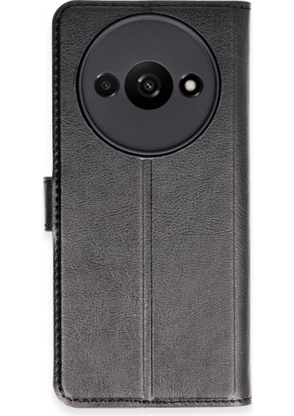 Xiaomi Poco C61 Kılıf Dışı Deri Içi Silikon Kartlıklı Kapaklı Trend S Plus Kapak