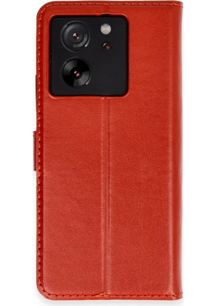 Xiaomi Mi 13T Pro Kılıf Dışı Deri Içi Silikon Kartlıklı Kapaklı Trend S Plus Kapak