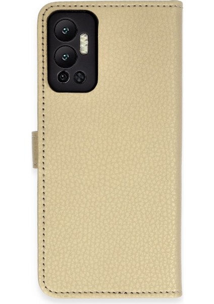 Infinix Hot 12 Kılıf Dışı Deri Içi Silikon Kartlıklı Kapaklı Trend S Plus Kapak