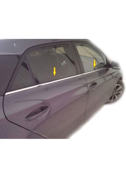 Hyundai I20 Krom Cam Çıtası 2015-2020 (4 Parça) modelleri