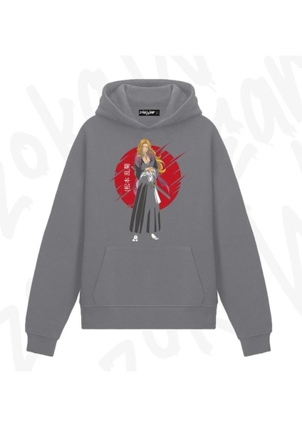 Bleach Matsumoto Rangiku Anime Baskılı Duman Sweatshirt