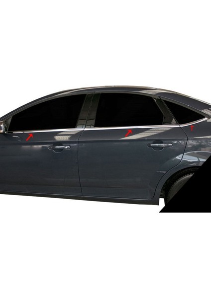 Ford Mondeo Krom Cam Çıtası 2008-2015 6prç Paslanmaz Çelik