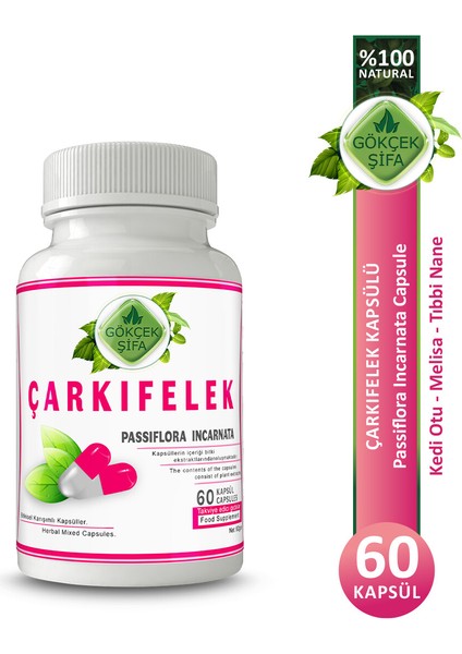 Şifa Çarkıfelek Kapsül (PASSİFLORA INCARNATA CAPSULE)