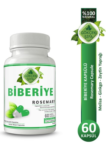 Şifa Biberiye Kapsül (Rosemary Capsule)