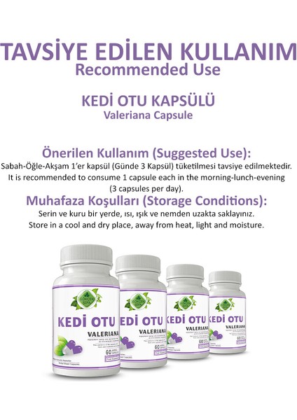 Kedi Otu Kapsül (VALERİANA CAPSULE)