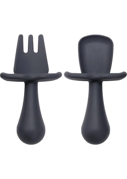 Yeni Besleme Mini Kaşık ve Çatal Bebek Sofra Takımı Eğitimi Uygulamalı Yetenek Çocuk Malzemeleri (Yurt Dışından)