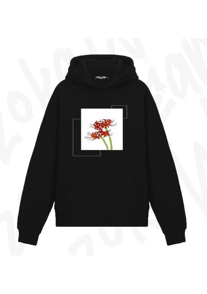 Lycoris Recoil Design Tasarım Baskılı Kapşonlu Sweatshirt