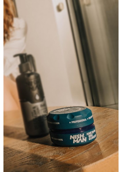 NISHMAN 01 Gumgum Aqua Saç Şekillendirici Wax - Güçlü Tutuculuk Ve Parlak Görünüm 150 ml modelleri