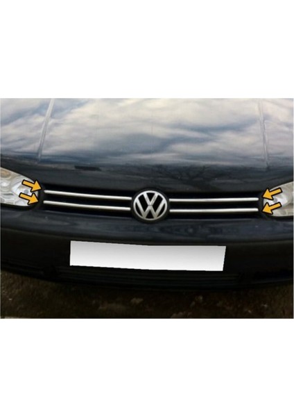 Vw Golf-4 1998-2004 Model Arası Krom Ön Panjur 4 Parça Paslanmaz Çelik fiyatları