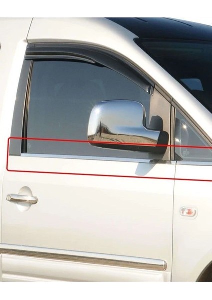 Vw Caddy 2003-2014 Model Arası Krom Cam Çıtası 4 Parça Paslanmaz Çelik fiyatları