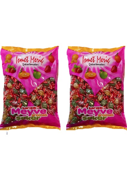Karışık Meyveli Bonbon Şekeri 2 Kilogram