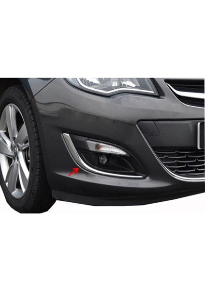 Opel Astra J Krom Sis Farı Çerçevesi 2 Prç. 2012-2015 Arasıpaslanmaz Çelik
