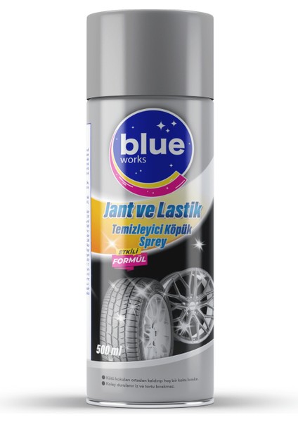 Jant ve Lastik Temizleyici Köpük Sprey 500 ml