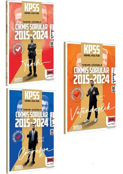 2025 Kpss Tarih / Coğrafya / Vatandaşlık Çıkmış Sorular 3 Lü Set