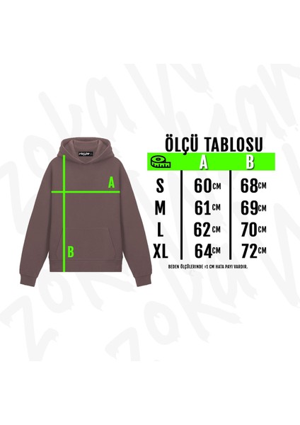 Gri Green Lantern Tasarım Baskılı Kapşonlu Sweatshirt