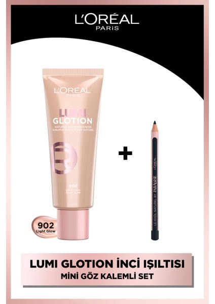 Glotion All-In-One Doğal Işıltı 902 - Light Glow 40 Ml + Paradise Le Khol Mini Göz Kalemi