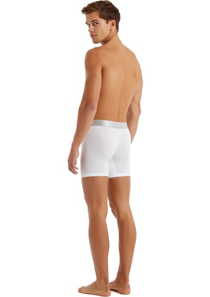 9303 ERKEK SİLVER BEYAZ BOXER
