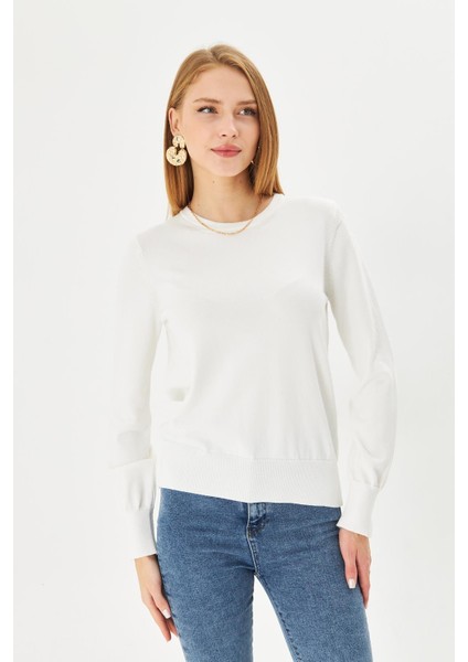 Kadın Bisiklet Yaka Kazak Old Money Kadın Kazak K2706 fiyatları