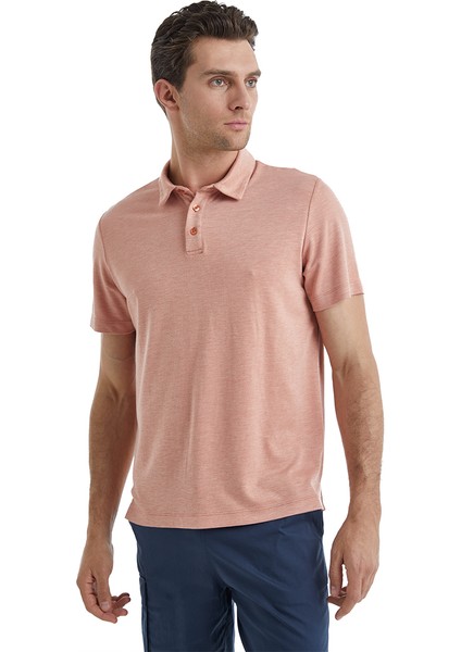 Erkek Polo T-Shirt 40509 - Pembe