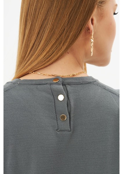 Kadın Bisiklet Yaka Kazak Old Money Kadın Kazak K2706 fırsatları