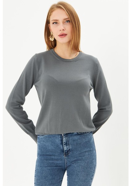 Kadın Bisiklet Yaka Kazak Old Money Kadın Kazak K2706 indirimleri