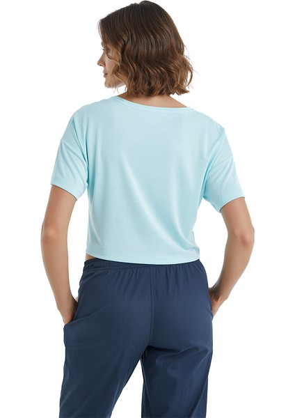 Kadın T-Shirt 60399 - Yeşil modelleri