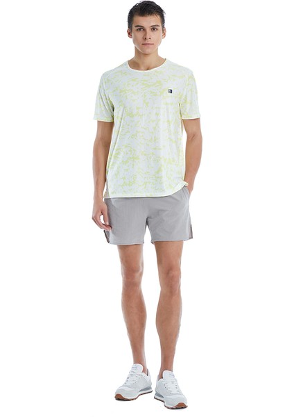 Erkek T-Shirt 70539 - Sarı modelleri