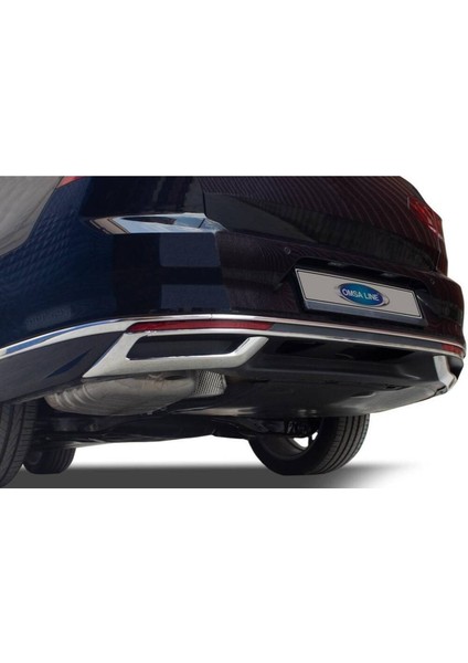 Vw Passat B8.5 Sd Sw Krom Egzoz Çerçevesi Difüzör 2019 ve Sonrası fiyatları