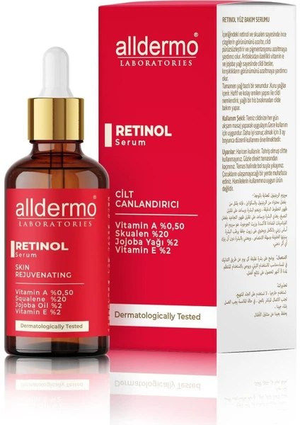 Retinol Cilt Canlandırıcı Serum 30 ml