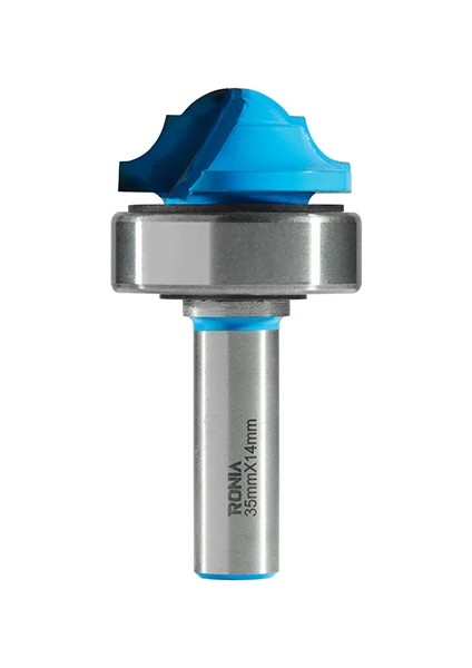 Ahşap Freze Bıçağı 17B2-4101912 Rulmanlı Motif Bıçağı Sap (D): 12 mm