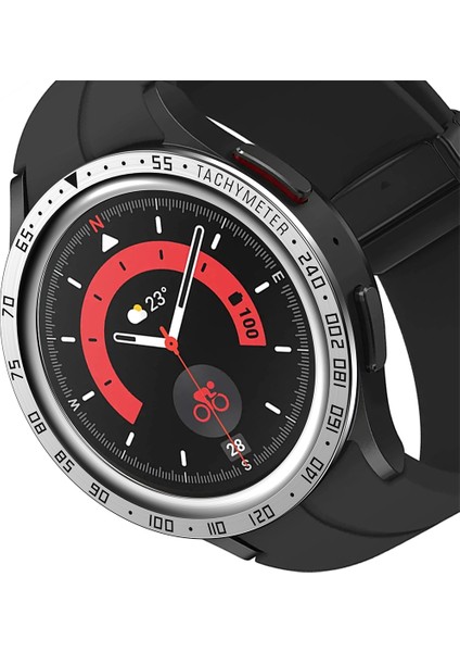 Samsung Galaxy Watch5 Pro 45MM E Stili Için Kadran Çerçevesi (Yurt Dışından)
