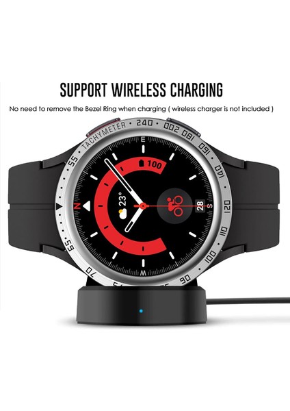 Samsung Galaxy Watch5 Pro 45MM E Stili Için Kadran Çerçevesi (Yurt Dışından)
